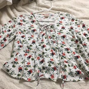 peplum floral top